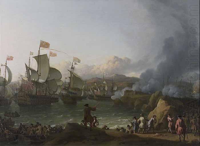 Ludolf Bakhuizen Battle of Vigo Bay china oil painting image